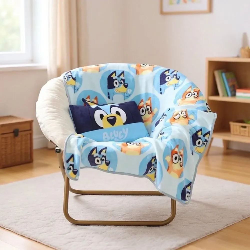 Bluey Pillow & Throw Blanket Set